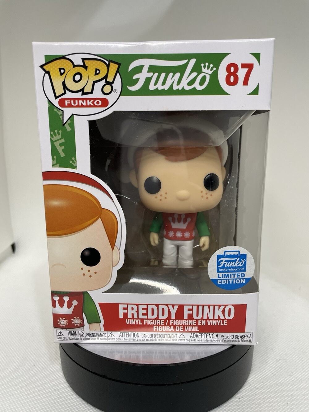 Funko Pop! Vinyl: Funko - Freddy Funko - Funko (Exclusive) #87 With Protector